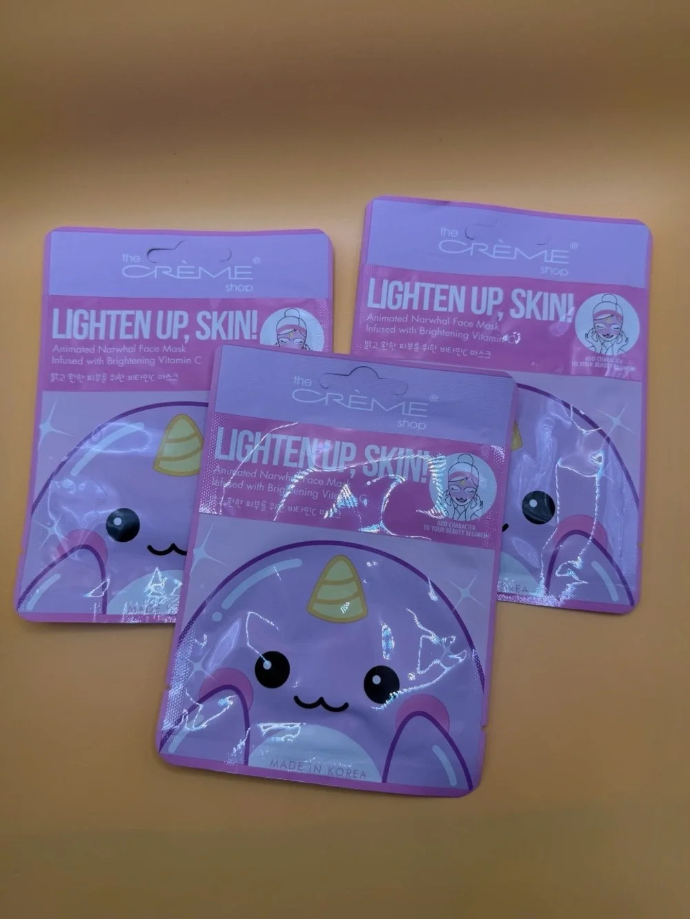 the Crème Shop Lighten Up, Skin! Pink Brightening Face Mask